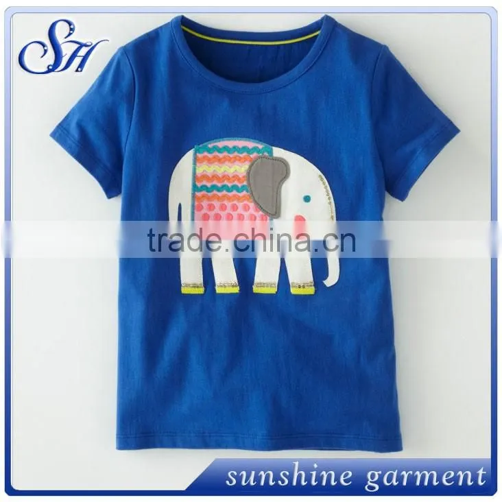 China factory wholesale kids shirt sleeve white t shirts