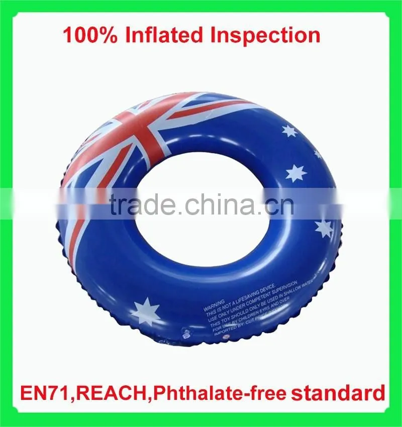 customised printing logo inflatable swimming circle