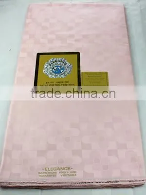 100% cotton white guinea brocade fabric for african men and women
