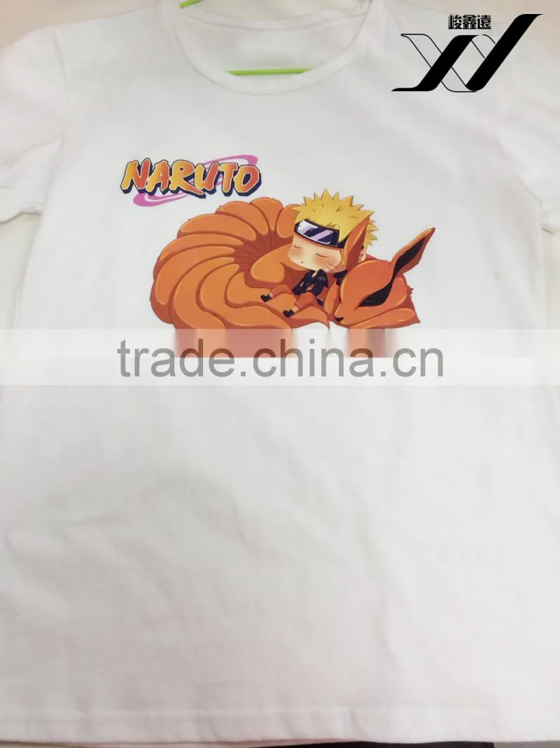 custom kids short sleeve t shirts with cartoon printing