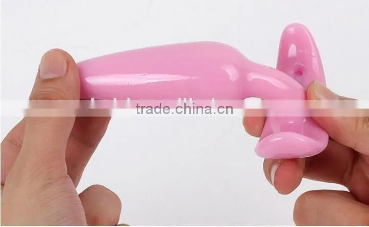 Hot selling silicone flashing light anal butt plug for gay