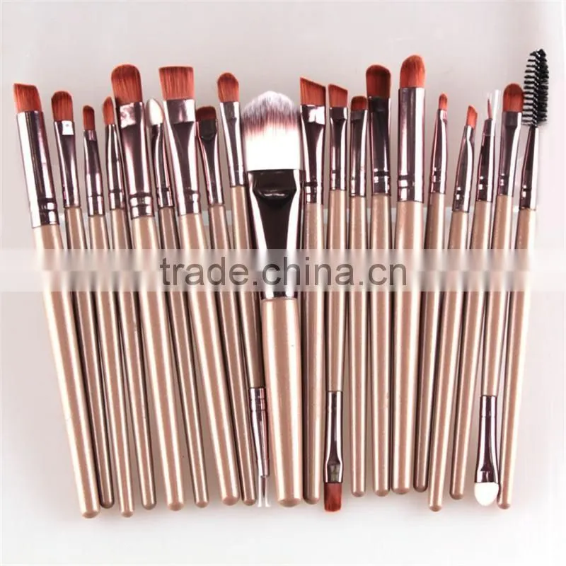 20 Pcs Makeup Brushes Branded Custom Makeup Brushes