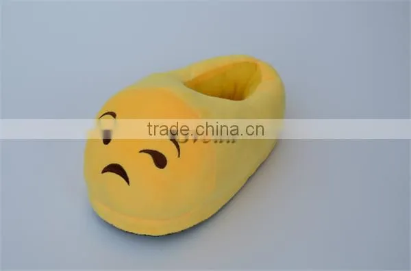 Latest Emoji slipper Emoji plush slipper soft plush toy Chinese factory wholesale price