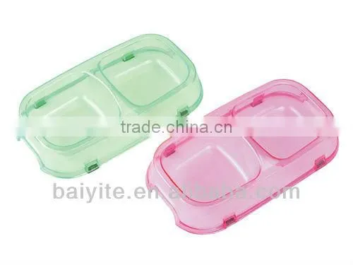 plastic pet double bowl,dog bowl