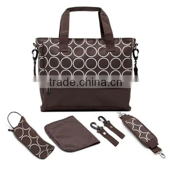 5pcs nappy pouch changing mat adult baby diaper bag