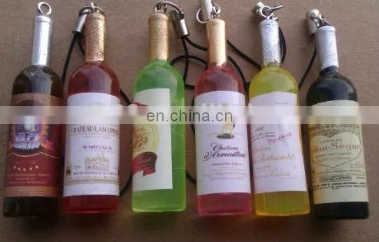 led can shape keychain plastic promotional items