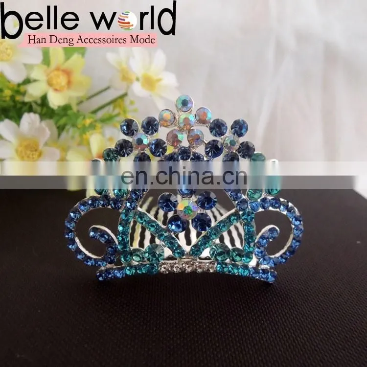 Wedding Rhinestone Tiara Wedding Hair Comb Clip