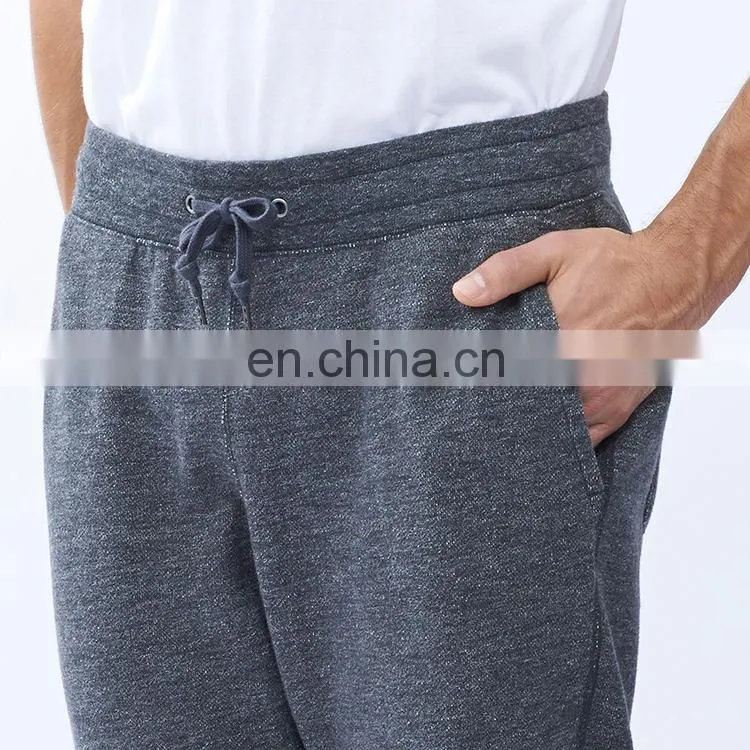 boys dark marl leisure french terry blank sweatpants