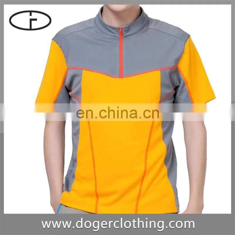 Newest beautiful design men's polyester short sleeve custom made tshirts