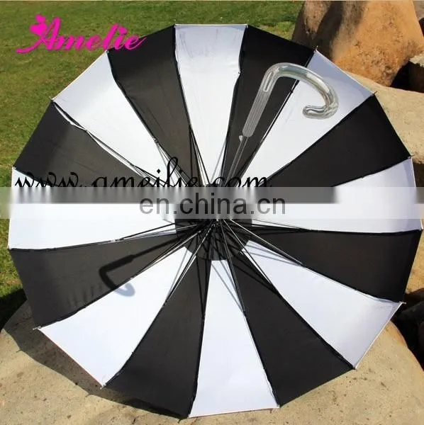 A0408 Black and white wholesale pagoda umbrella