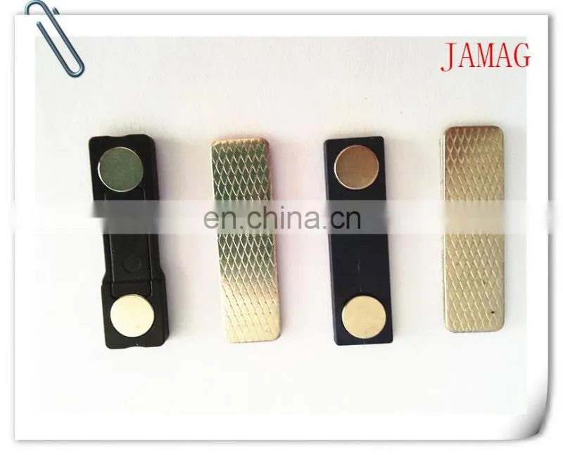 Best Selling Blank Metal Magnetic Name Badge