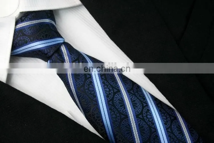 Custom silk made jacquard woven mens ties
