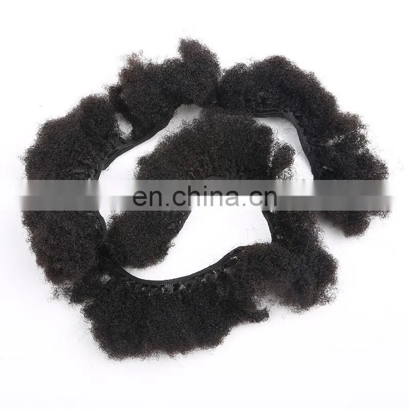 Tight Zigzag Afro Kinky Curly Extensions sewing to weft 6''-32'' Available Brazilian Virgin Hair Afro Kinky Curly