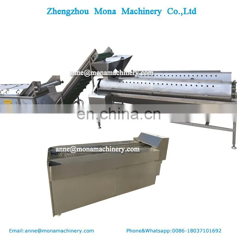 Automatic Chicken Feet Processing Line / Chicken Feet Peeling Machine in Russia