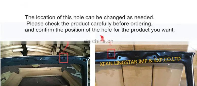 Hot Sale Auto Body Parts Rear Door Tailgate Car Door Used For Toyota Land Cruiser Amazon FJ100