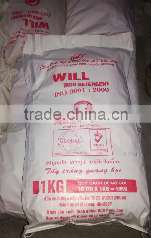 washing powder complied with ISO