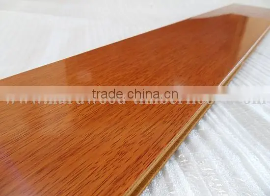 high gloss UV coating natural Taun wood engineered flooring