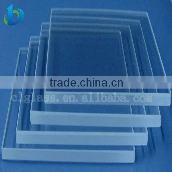 Clear float glass building materials