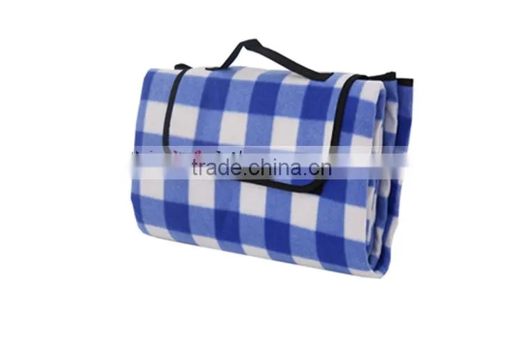 Foldable Polyester Fleece Picnic Rug,Waterproof Picnic Rug
