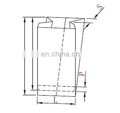 HSD400 Small Mini Used semi Automatic Flat V Bottom Food Shopping Paper Bag Making Machine