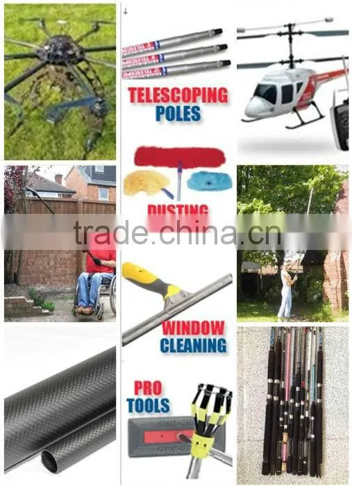 carbon fiber and fiberglass tube poles products