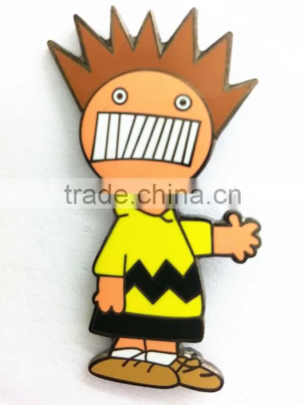 cheap lapel pins/2014 New Custom Metal Cartoon Lapel Pin