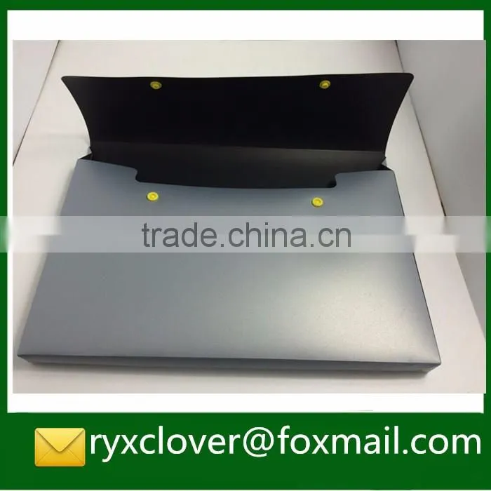 PP office stationery factory a4 size eco pp plastic button file bag