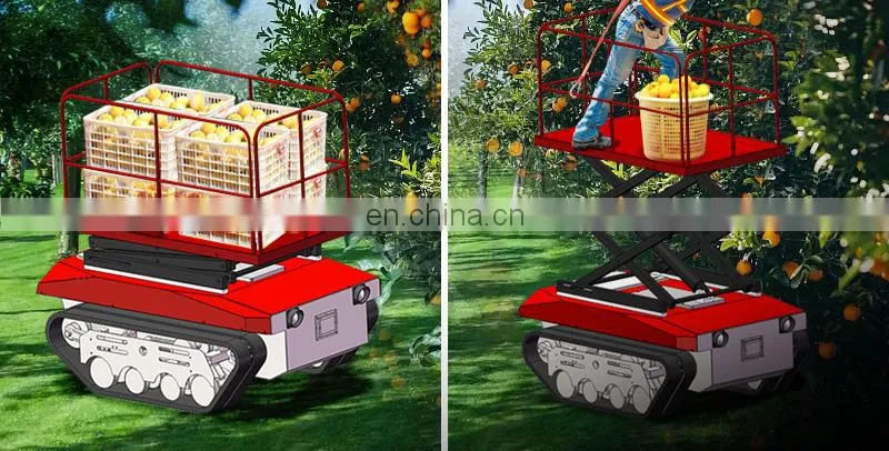 robot chassis big payload rubber track undercarriage tracked vehicle robot chassis