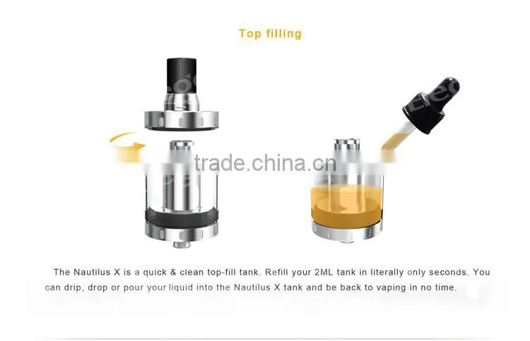 Elego Stock Offer Aspire Nautilus X Tank , Latest Aspire Nautilus X U-Tech Coil Tank With Leak Proof Design