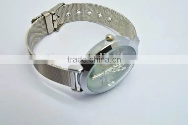 Eiffel Tower image ladies wrist watches quartz watches