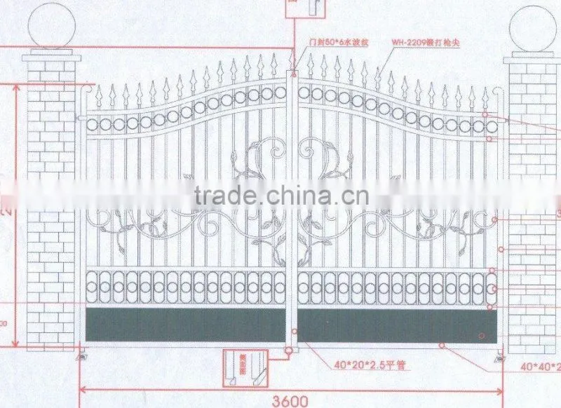 Elegent and fanshion wedding decorative zinc coating wrought iron bench