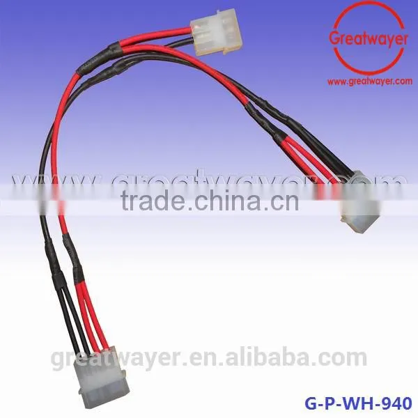molex c5081 3pin male series UL3173 600V 125 degree power cable assembly