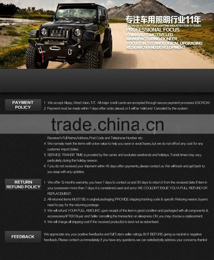 Hot Selling led off road tractor light, auto led work light 60W waterproof IP 67 LED ST060