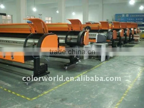 Large format digital wide solvent printers