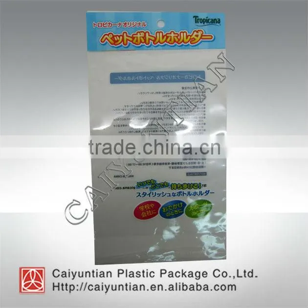 High quality head card bag printing plastic bag Chuck bag