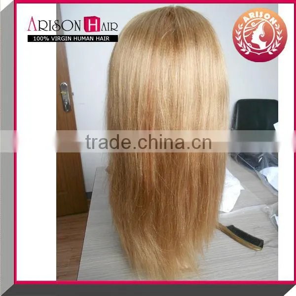 100% virgin hair natural color silk base full lace wig