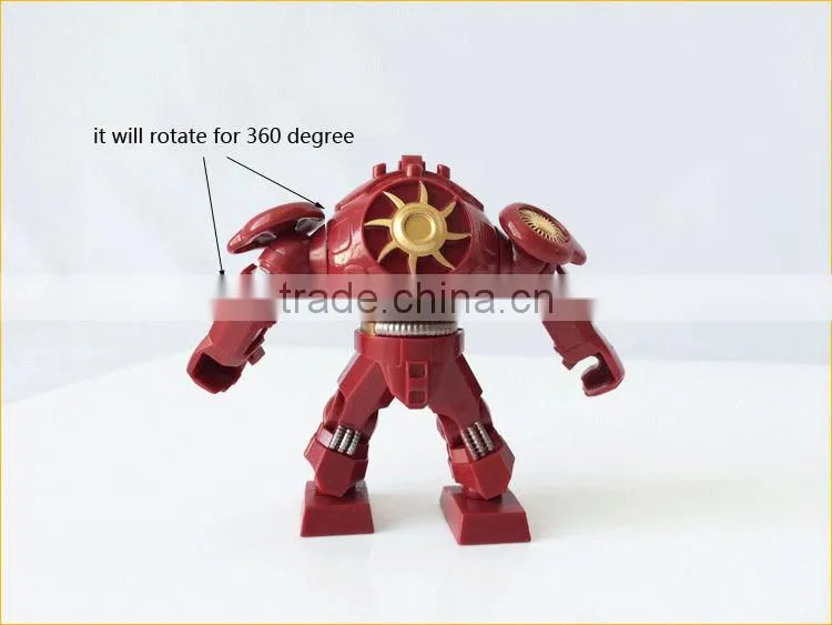Decool bricks 0181 SuperHero Iron Man HULK BUSTER robot Minifigure Building bricks Blocks Toys