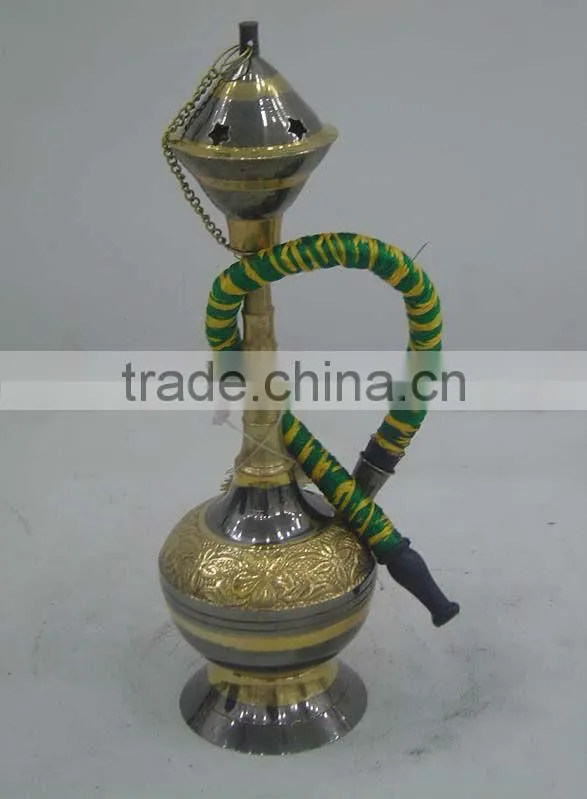 Cast Brass Hukka