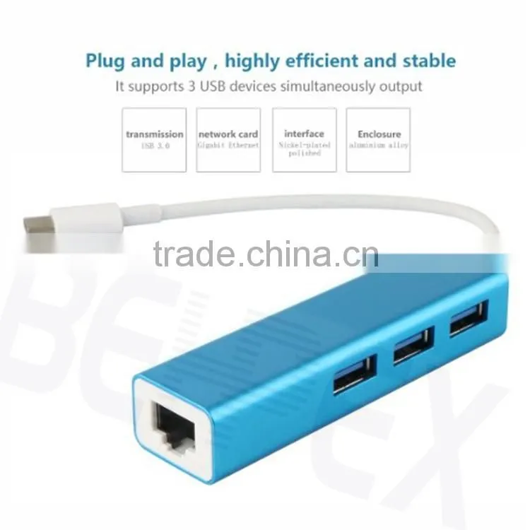Stable USB C Wifi 3.0 Adapter Hub Cable for Mackbook Android Ethernet