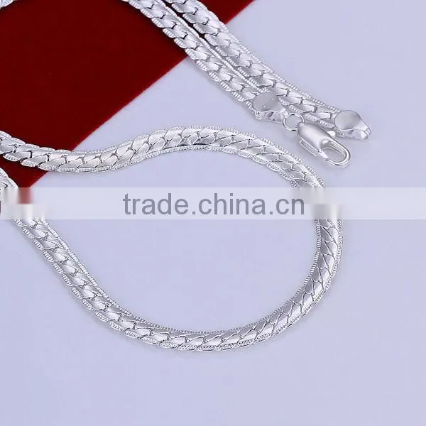 2014 SGS Certified thick silver chains for men