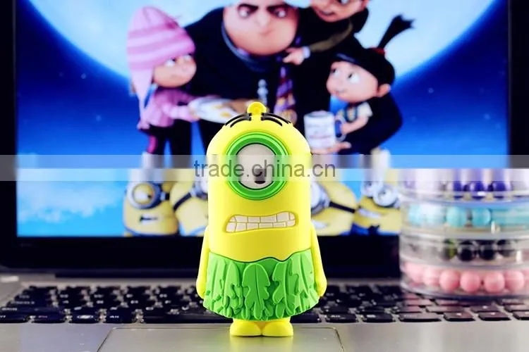 (Hot Sale) High Quality Cartoon Power Bank Despicable Me Design Mini Power Bank cute silicone power charger