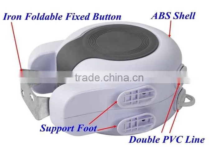 Double Line Rope Retractable Clotheslines