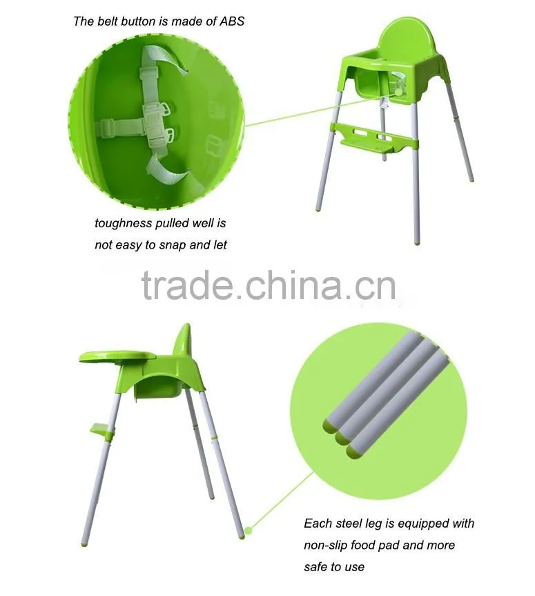 Manufacturer Hot Sales Simple Design ODM and OEM Portable Baby Booster Seat High Seat Chairs