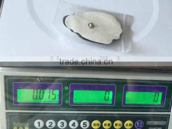 reusable snap electrode pads for tens massager