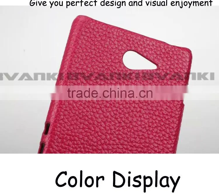 Free Samples 2016 Chocolate Design Phone Cases For Sony Xperia M2 Made In China Leather Handphone Case Cell Phone Case Lead