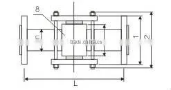Flow indicator sight glass flow meter
