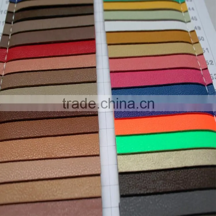 soft hand feelings ,small lychee pattern pvc material synthetic leather for car ,sofa ,and lady bags