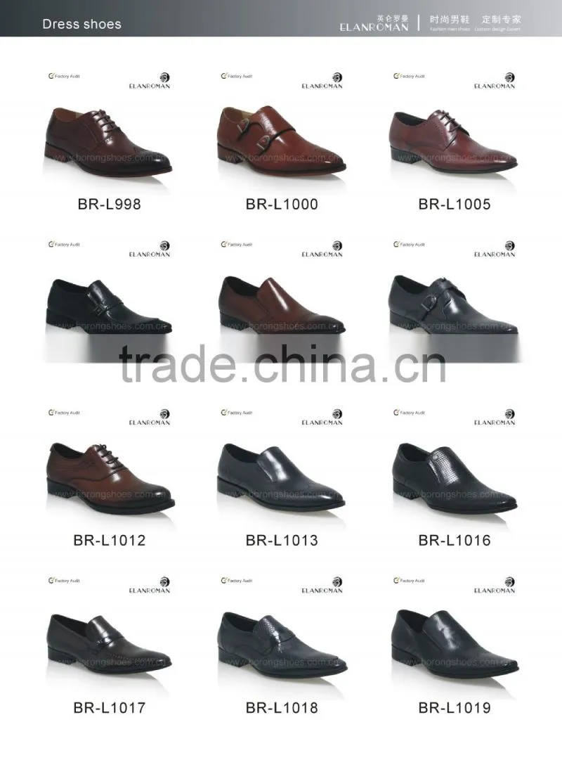 Hot-sale brogue leather Lace up shoe men dress shoes with custom logo