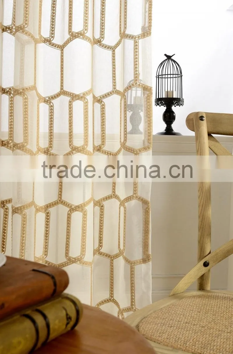 Factory Price Polyester Cotton Curtain Gauze Fabric