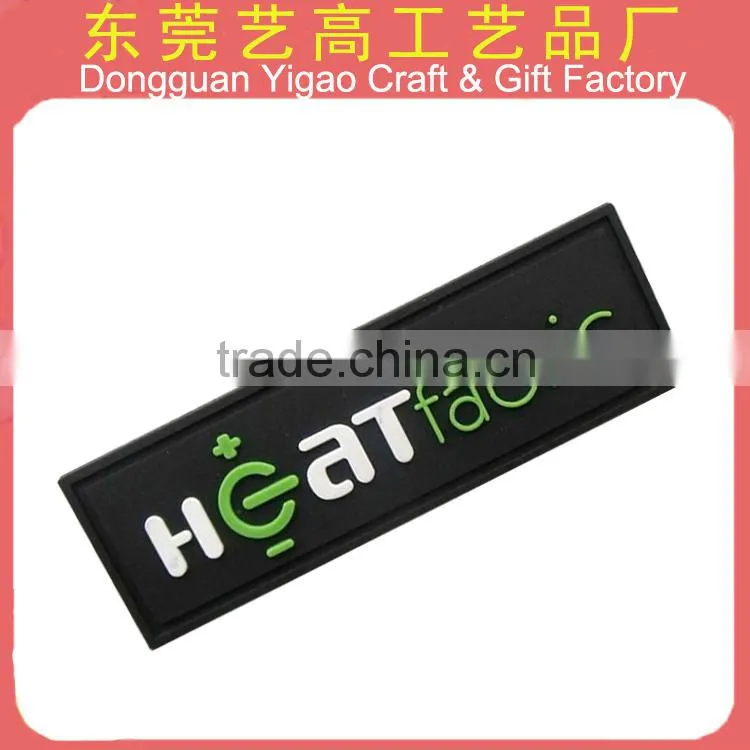 Factory Hot sale Cheap Custom PVC Soft Rubber Patch Logo